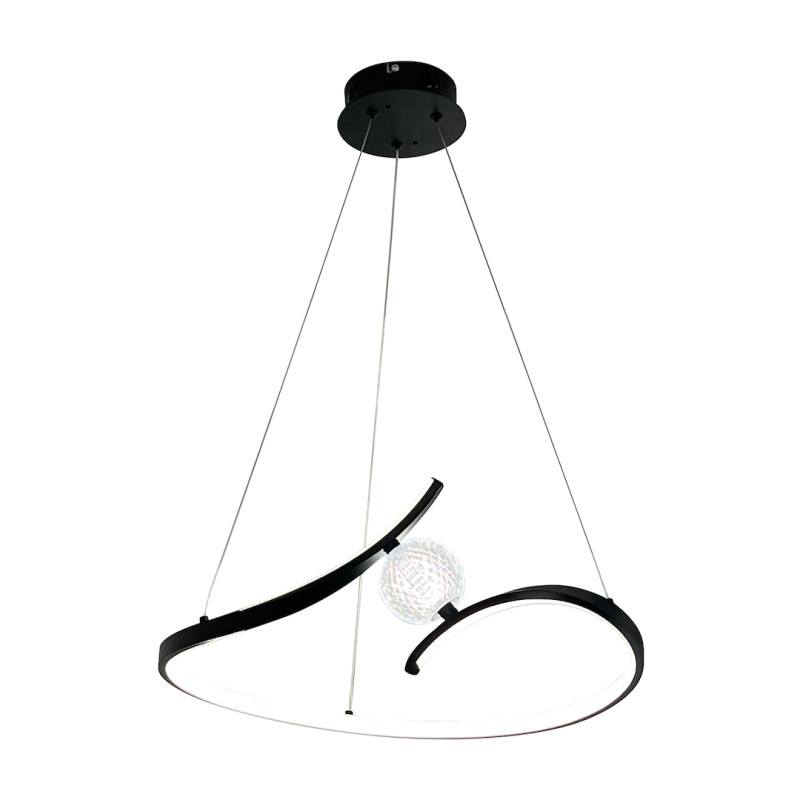 Lampa wisząca Perla Czarny 34W LED ML1177