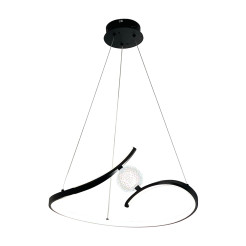 Lampa wisząca Perla Czarny 34W LED ML1177