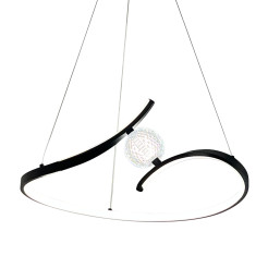 Lampa wisząca Perla Czarny 34W LED ML1177