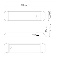 Lampka Podszafkowa Seb 4000K 18cm EKB1394