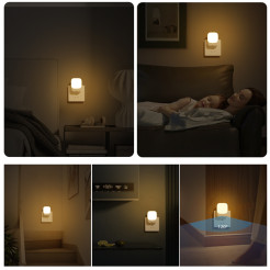 Lampka Wtykowa Pati 2700K + PIR EKW1440