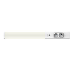 Lampa Podszafkowa Dual 18W 4000K USB-A/C + Gniazda 230V EKB1444