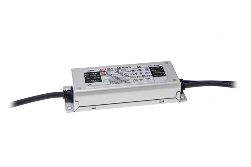 MEAN WELL XLG-150-12-A Zasilacz impulsowy; LED; 150W; 12V; 12.5A; 100-305VAC; 142-431VDC; IP67 PS-XLG-150-12A