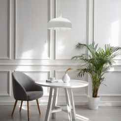 Lampa wisząca Visby Biały 1xE27 MLP1552