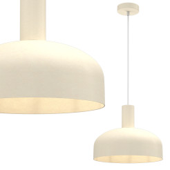 Lampa wisząca VISBY KREMOWA 1xE27 MLP1554