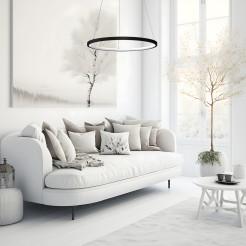Lampa wisząca Hoop Czarny 27W LED ML1541