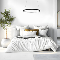 Lampa wisząca Hoop Czarny 27W LED ML1541
