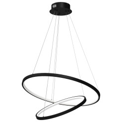 Lampa wisząca Hoop Czarny 51W LED ML1542