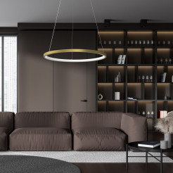 Lampa wisząca HOOP GOLD 27W LED ML1545