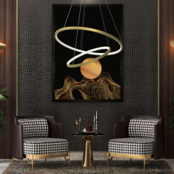 Lampa wisząca HOOP GOLD 51W LED ML1546