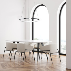 Lampa wisząca HOOP CHROME 27W LED ML1549