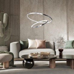 Lampa wisząca HOOP CHROME 51W LED ML1550