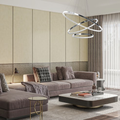 Lampa wisząca HOOP CHROME 93W LED ML1551
