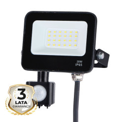 Naświetlacz LED 20W 4000K PIR EKN1625
