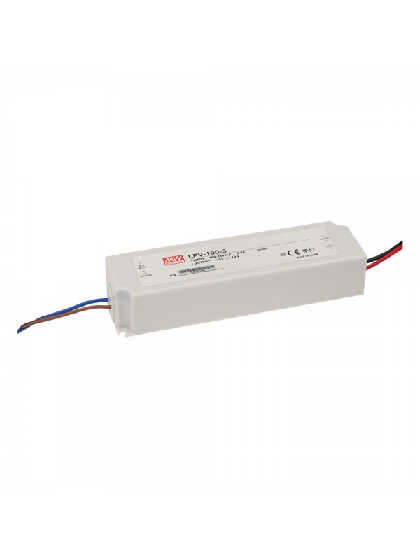MEAN WELL LPV-100-12 Zasilacz impulsowy; LED; 102W; 12V; 8.5A; 90-264VAC; 127-370VDC; IP67 PS-LPV-100-12