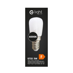 Żarówka LED 3W ST26 E14 4000K Do Lodówek EKZA1666