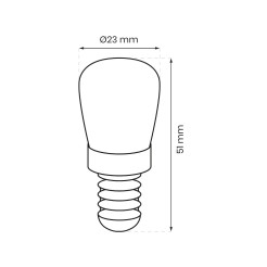 Żarówka LED 1,5W ST22 E14 4000K Do Lodówek EKZA1667