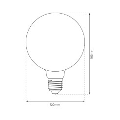 Żarówka LED 15W G120 E27 3000K EKZA1668