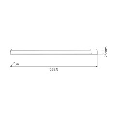 Lampa Podszafkowa Dual 18W 4000K EKB1677
