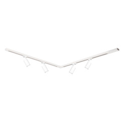 Zestaw Szynoprzewód 4xPipe Ring GU10 + Prowadnica 2x1m + Złączki - Biały ML1688