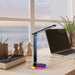 Lampka biurkowa Bruno Czarny 5W LED RGB ML1628