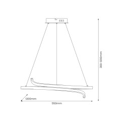 Lampa wisząca LORENZO 35W LED 4000K ML1583