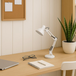 Lampka biurkowa Nexa Biały 1xE27 ML1637