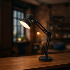 Lampka biurkowa Nexa Czarny 1xE27 ML1638
