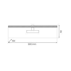 Kinkiet Prado Satin Gold 11W LED 3000K ML1005