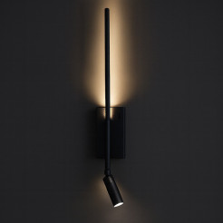 Kinkiet Torch Czarny 6W+3W 4000K ML1566