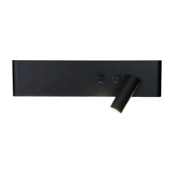 Kinkiet Resort Czarny prawy 10W + 3W LED 4000K ML1568