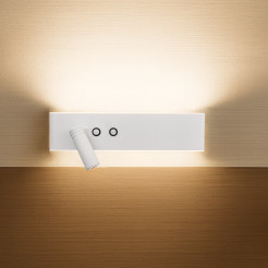 Kinkiet Resort lewy 10W + 3W LED 4000K Biały ML1571