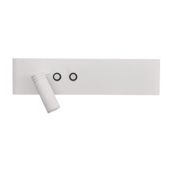 Kinkiet Resort lewy 10W + 3W LED 4000K Biały ML1571