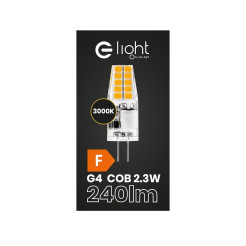 Żarówka LED 2,3W G4 12V 3000K Silikon EKZA1728