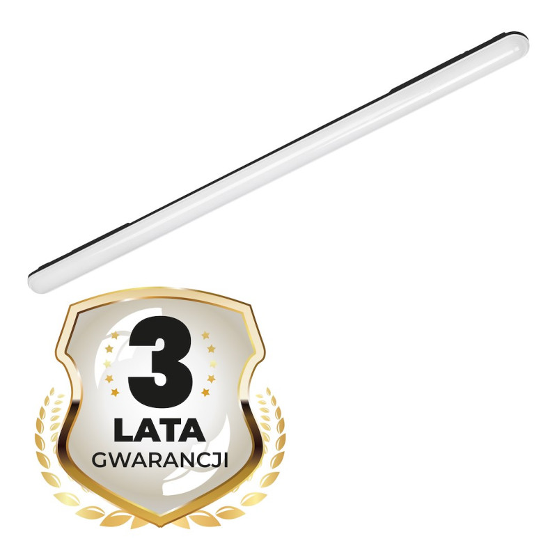 Oprawa Hermetyczna Led Gin BLACK 36W 120cm 3600lm 4000K IP65 EKH1736