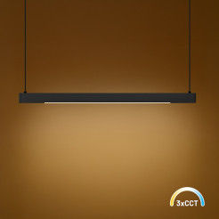 Lampa wisząca Linea Czarny 36W LED 3000K-4000K-5700K ML1784