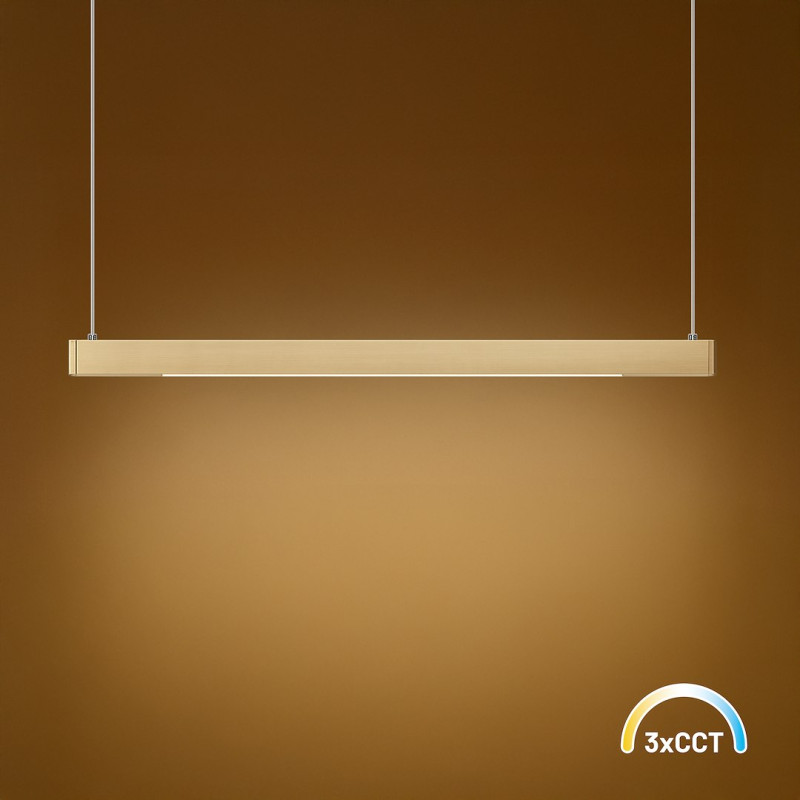 Lampa wisząca LINEA Gold 36W LED 3000K-4000K-5700K ML1785