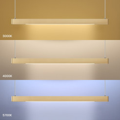 Lampa wisząca LINEA Gold 36W LED 3000K-4000K-5700K ML1785