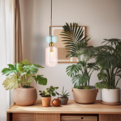 Lampa wisząca MOLLY PINK 1xE14 ML1822