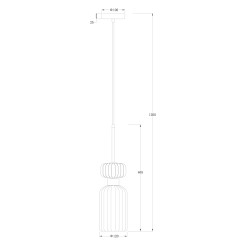 Lampa wisząca MOLLY PINK 1xE14 ML1822