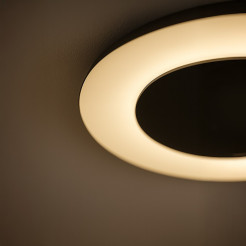 Lampa sufitowa Piattino Czarny 30W LED 3000K-4000k-6000K ML1811