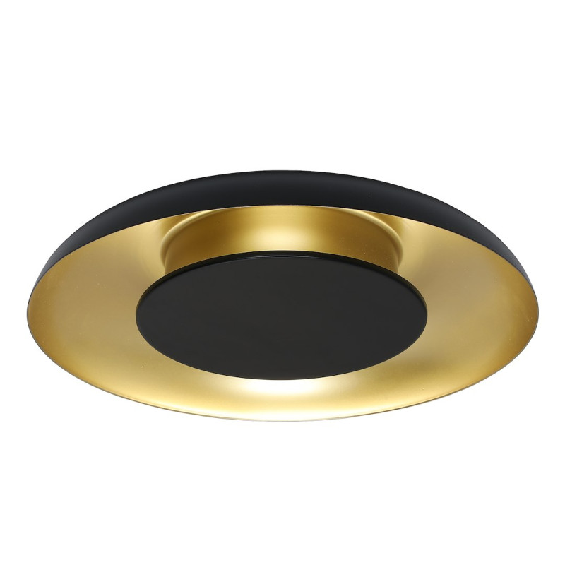 Lampa sufitowa Piattino Czarny Złoty 30W LED 3000K-4000k-6000K ML1812