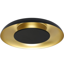 Lampa sufitowa Piattino Czarny Złoty 30W LED 3000K-4000k-6000K ML1812