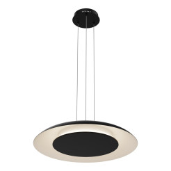 Lampa wisząca Piattino Czarny 30W LED 3000K-4000k-6000K ML1814