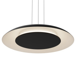 Lampa wisząca Piattino Czarny 30W LED 3000K-4000k-6000K ML1814