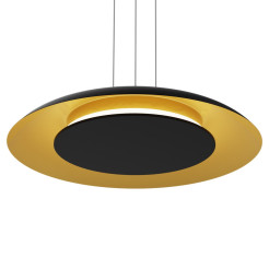 Lampa wisząca Piattino Czarny Złoty 30W LED 3000K-4000k-6000K ML1815