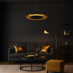 Lampa wisząca Piattino Czarny Złoty 30W LED 3000K-4000k-6000K ML1815