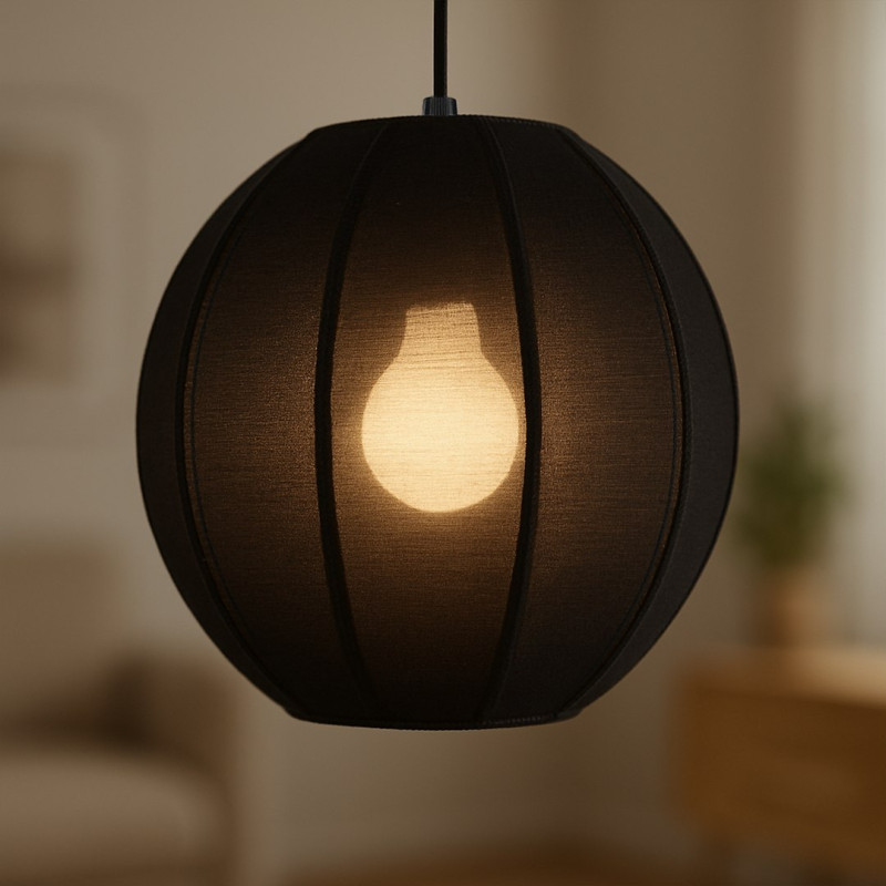 Lampa wisząca Dana Czarny 1xE27 ML1806
