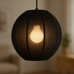 Lampa wisząca Dana Czarny 1xE27 ML1806