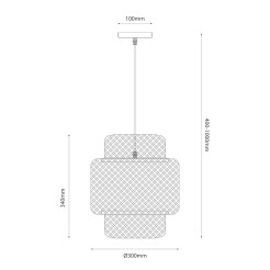 Lampa wisząca HESTIA 30cm 1xE27 ML1808